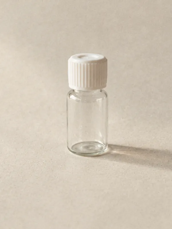 Frasco Vial vidrio 5 cc con tapa a rosca